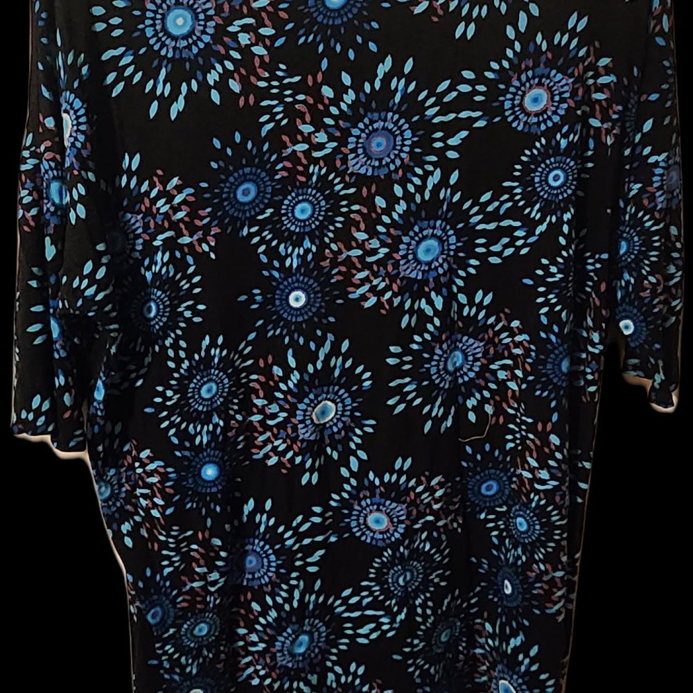 LuLaRoe Floral S Hi-Low Tunic Irma - Multicolor